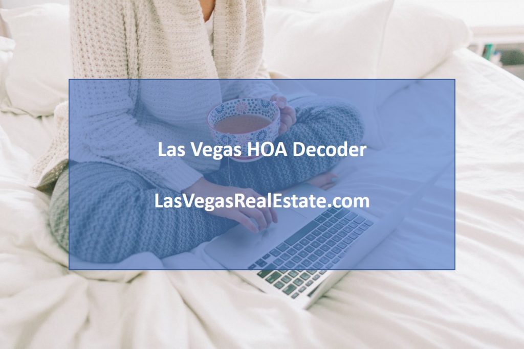 Las Vegas HOA Decoder