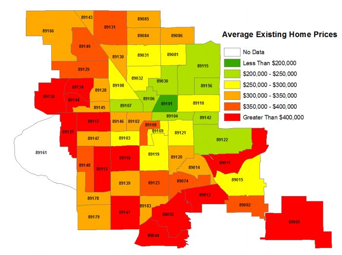 Average Existing Home Prices for Las Vegas Area - April 2020 - LasVegasRealEstate.com